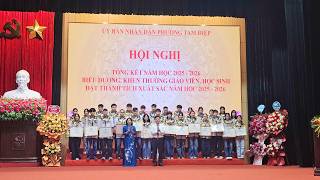 Hội nghị tổng kết công tác giáo dục năm học (2025-2026) và triển khai phương hướng, nhiệm vụ năm học (2026-2027)