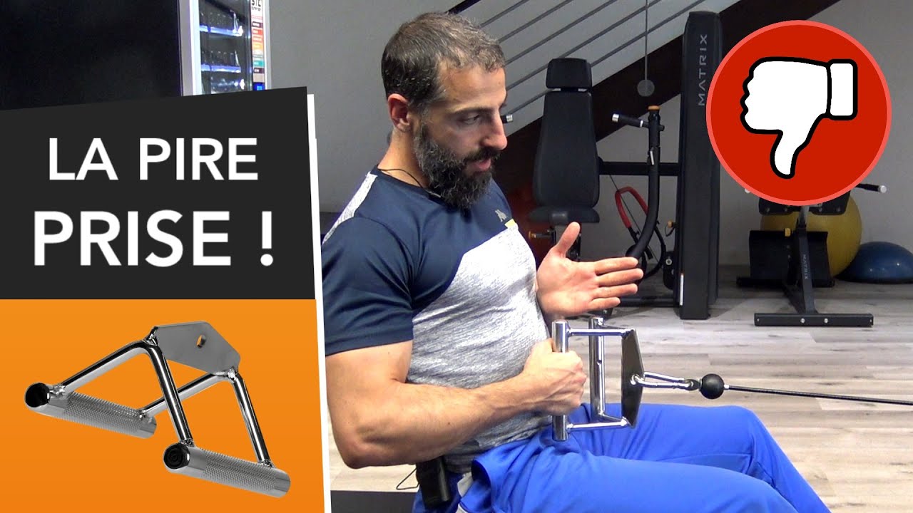 CHANGEZ de PRISE au TIRAGE POULIE pour mieux travailler les dorsaux 💥