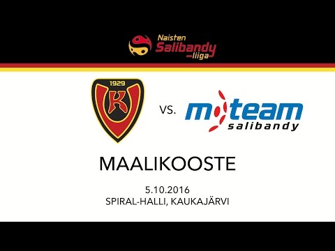 Naisten Liiga: Koovee–M-Team, 5.10.2016, Maalikooste