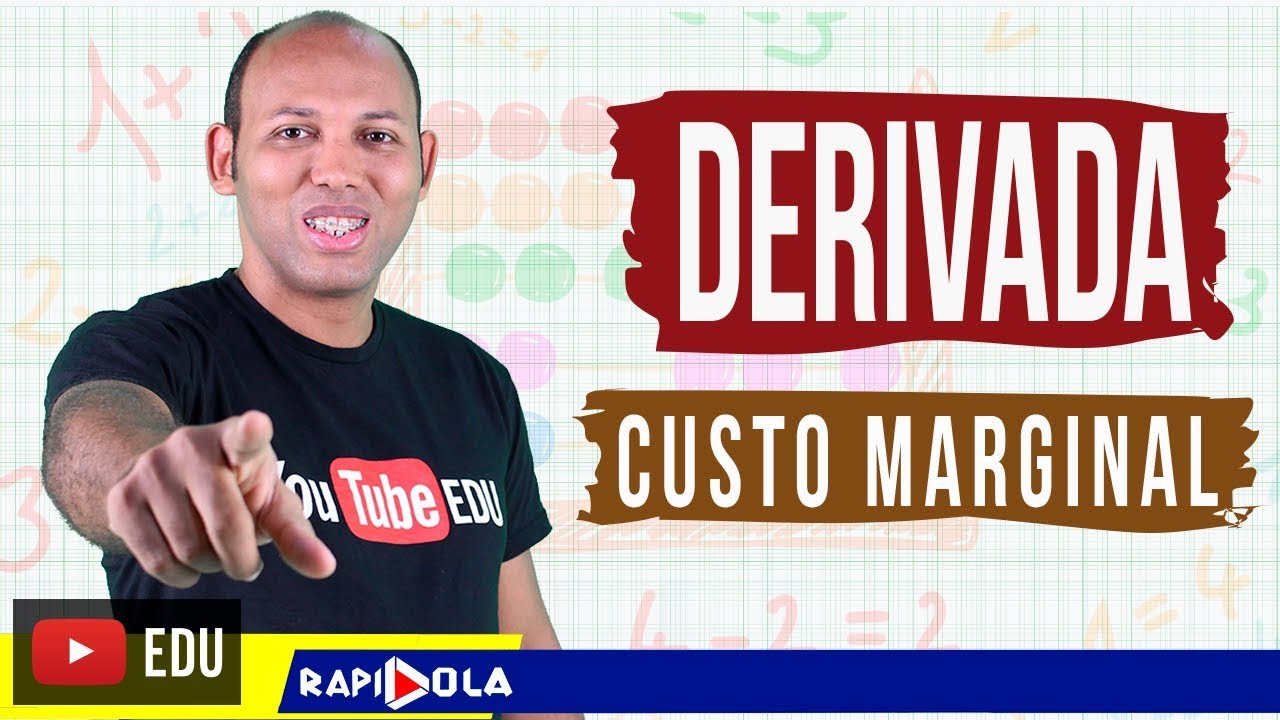 CUSTO MARGINAL DE UMA FUNÇÃO | DERIVADA