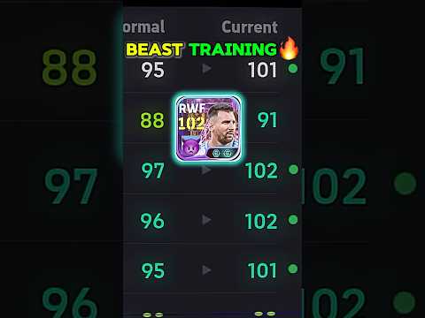 Free Double Booster Messi 🔥Top Performance Training👿🔥#efootball2025