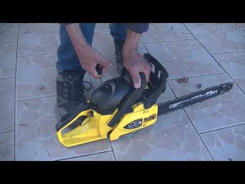 Non-working Chainsaw with Huge Oil Leak Repaired