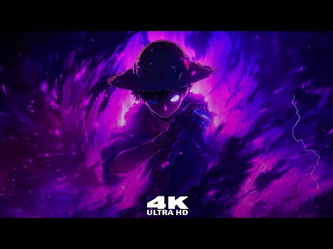 1 Hour loop - 4k HD - One Piece Luffy Live Wallpaper & Screensaver #onepiece #anime