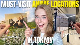 10 Must-Visit ANIME LOCATIONS in Tokyo!! (Japan Anime Travel Guide)