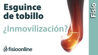 ¿Por qué NO inmovilizar un esguince o torcedura de tobillo?