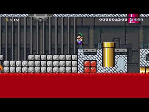 Hot Torture Chamber 7-1 by Achotoni - Super Mario Maker 2 - No Commentary 1by