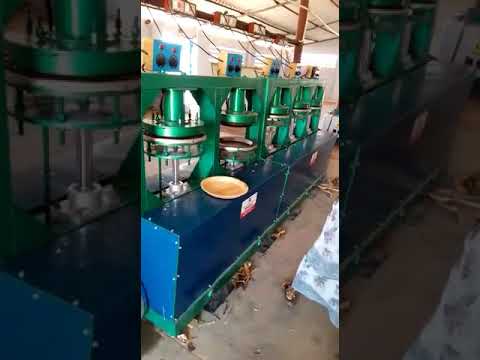 Six Die Semi Automatic Sal Leaf Plate Making Machine