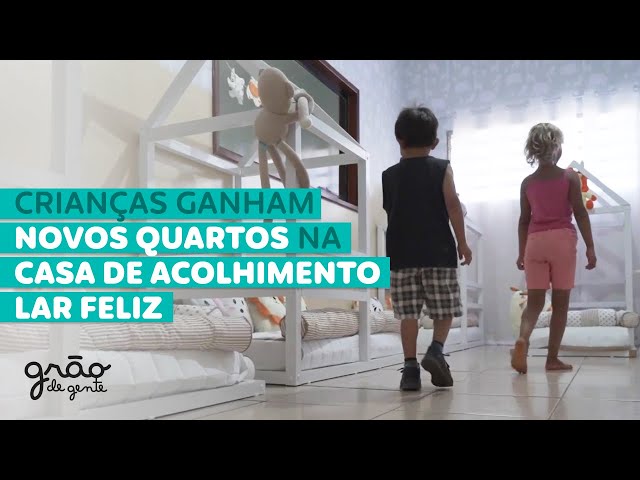 CRIANÇAS DO ABRIGO LAR FELIZ GANHAM QUARTOS COLORIDOS, LÚDICOS E NOVOS! ❤️
