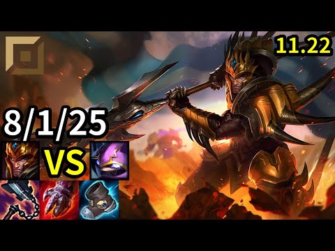Jarvan IV Top vs Kennen - KR Challenger | Patch 11.22