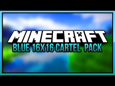 Minecraft Packs | Blue 16x16 *Cartel* Texture Pack (1.7 & 1.8)