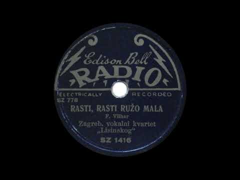 Zagreb. Vokalni Kvartet „Lisinskog“ - Poleg navade stare