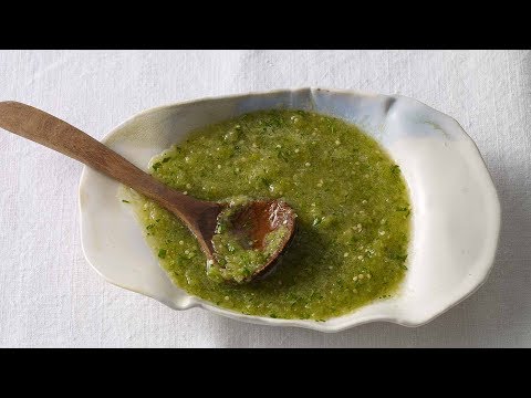 Pati Jinich - Salsa Verde with Chile de Árbol