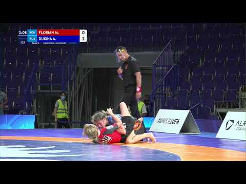 Round 3 Women's GP No-Gi - 52 kg: M. FLORIAN (ROU) v. A. DUKINA (RUS)