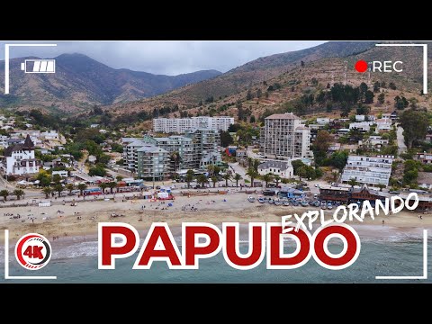 PAPUDO DESDE EL AIRE , El paraíso costero de Chile en 4K !!