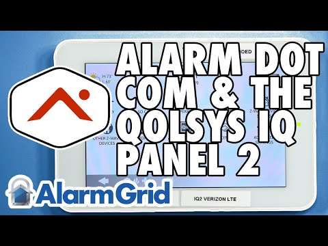 Using Alarm.com with a Qolsys IQ Panel 2
