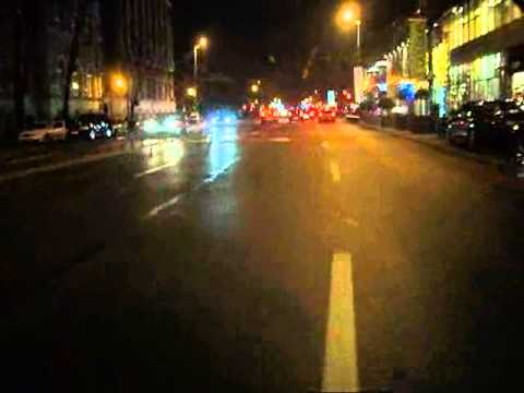 Cab - view: Linia RATB 335 (Barajul Dunarii - Complex Comercial Baneasa) ''night mode''