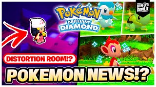 POKEMON NEWS &amp; LEAKS | Distortion Room in Brilliant Diamond, Shiny Hunting, Arceus Hall of Origin!?