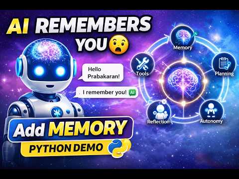 This AI Agent Remembers You | Add Memory to AI Agents (Python Demo)