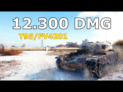 World of Tanks T95/FV4201 Chieftain - 6 Kills 12,3K Damage