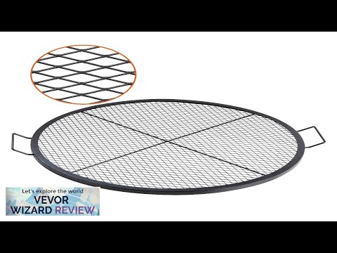 VEVOR X-Marks Fire Pit Grill Grate Round Cooking Grate Heavy Duty Steel Review