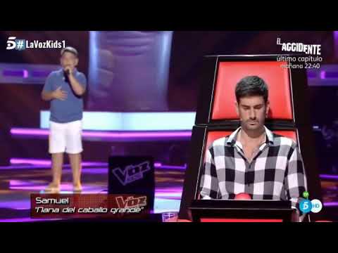 Samuel de la voz kids por camarón el caballo grande