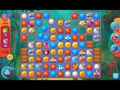 Fishdom 2021 - Challenge Level 6838   #playrix #fishdom #gaming