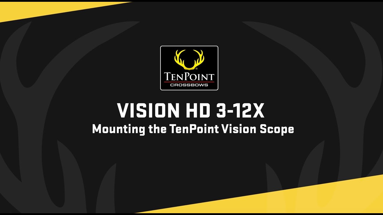 Mounting the TenPoint Vision HD Digital Rangefinding Scope