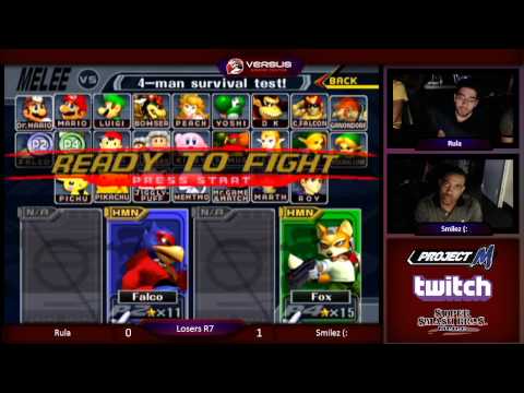 VS Weekly 01/22/15 - Losers R7 - Rula (Falco) vs Smilez (: (Fox) - Melee