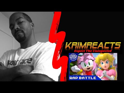 Princess Peach vs. Amy Rose Rap Battle REACTION | KrimReacts #407