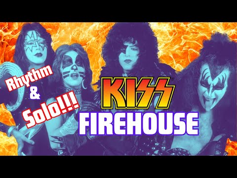 Firehouse by KISS Rhythm Lead & Solo | Guitar Lesson | Tutorial
