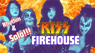 Firehouse by KISS Rhythm Lead & Solo | Guitar Lesson | Tutorial