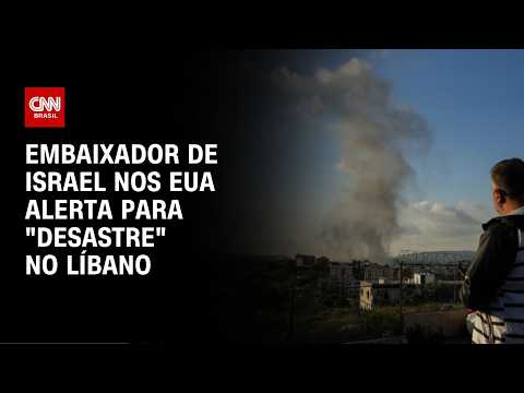 Israel e Líbano seguem “rumo ao desastre”, afirma embaixador israelense nos EUA | CNN 360º