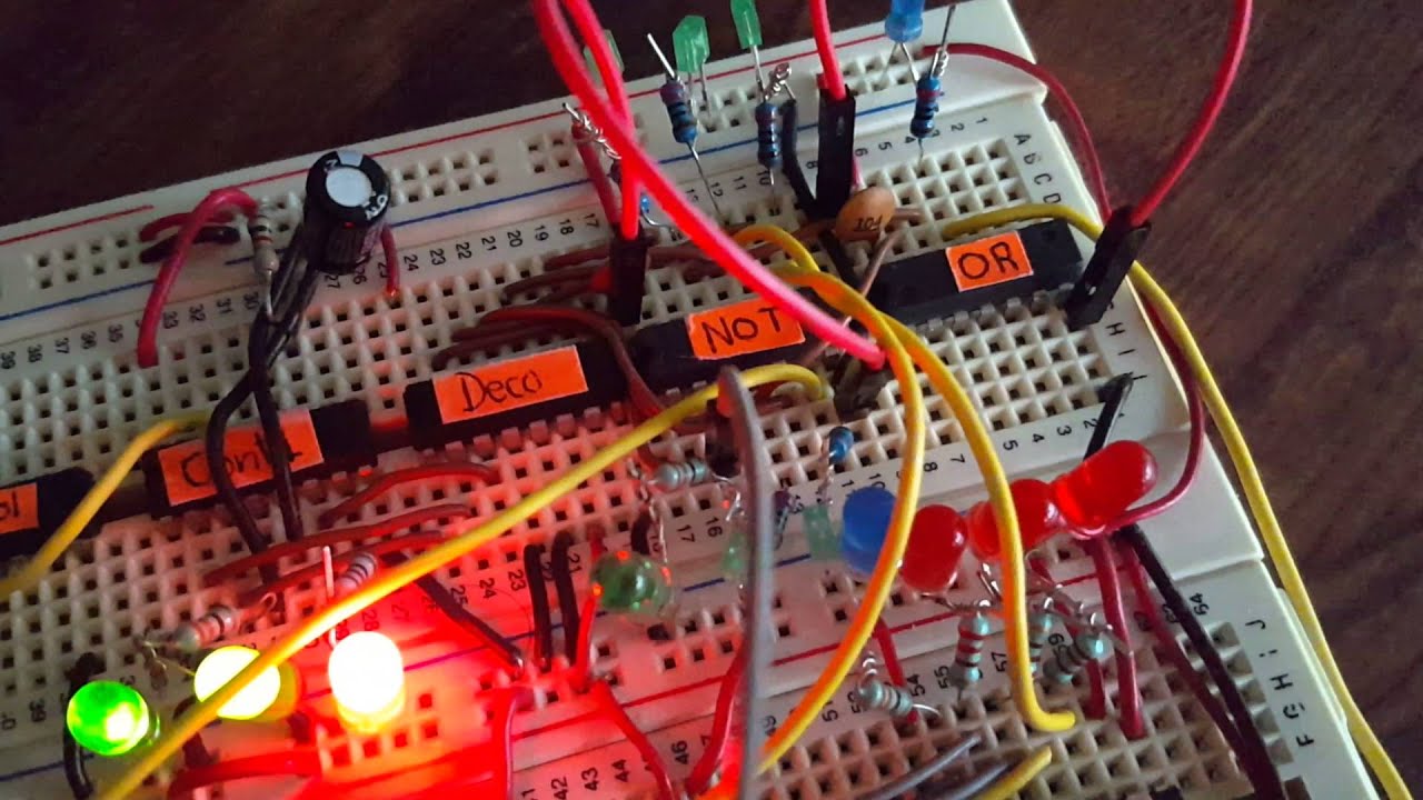 Microprocesador de 4 bits, funcionamiento parte 1