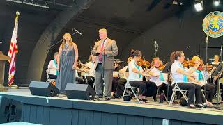 POWERFUL ~ Let FREEDOM Ring : Barry Manilow / Nassau POPS Symphony Orchestra w/ Jack &amp; Ann Cassin