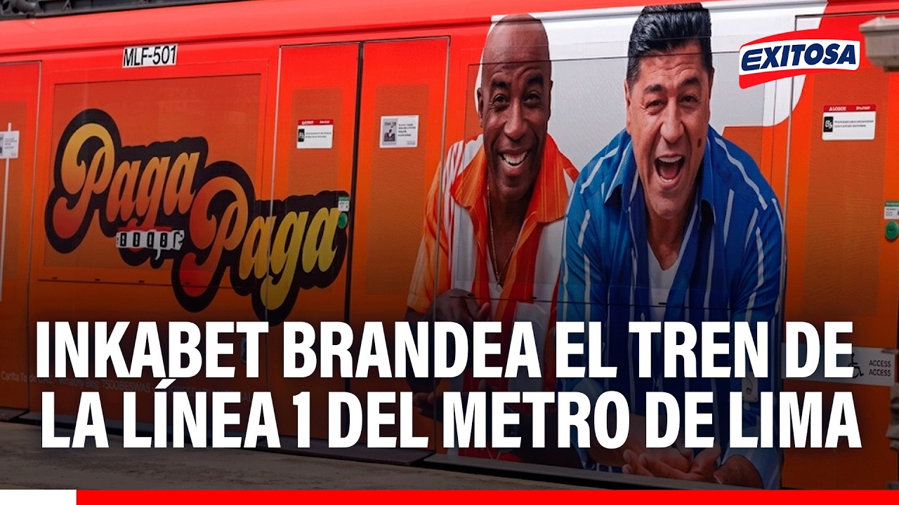🔴🔵 Inkabet se convierte en la primera casa de apuesta en brandear el tren de la Línea 1