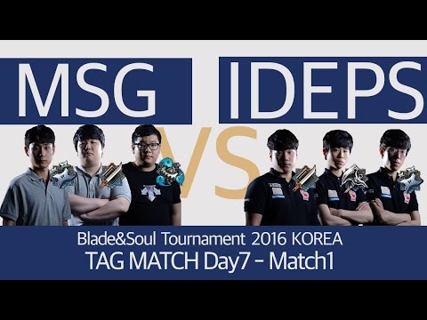 [B&S] Tournament 2016 KOREA TAG MATCH Day7 – Match1