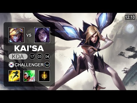 Kai'Sa vs Ezreal ADC - KR Challenger - Patch 12.10 Season 12