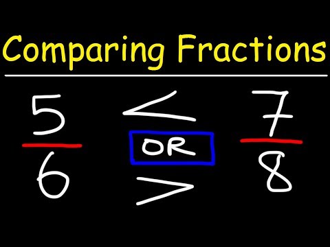 Comparing Fractions