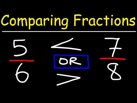 Comparing Fractions Video