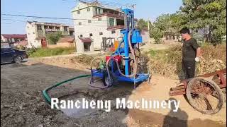 RCS200P small water drilling machine demo video