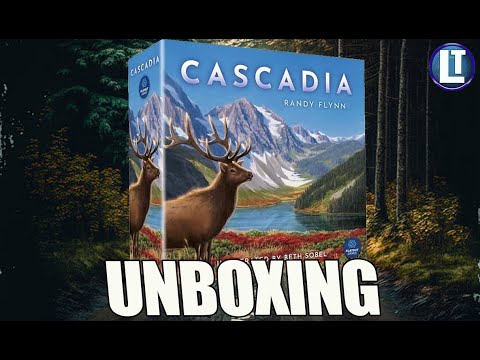 CASCADIA / Board Game UNBOXING / Look At The COMPONENTS INSIDE!