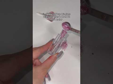 This lipgloss only has 1ml of gloss in it… a SCAM😤 #lipgloss #shorts