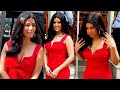 Stunning Nimrat Kaur Turns Up The Heat In A Beautiful Red Dress At Food Square In Bandra