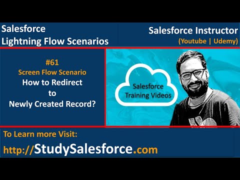 61 Screen Flow Scenario - How to redirect to newly created record through Screen Flow