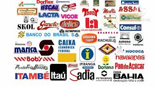 Brazilian Logos from 1970 - 1979