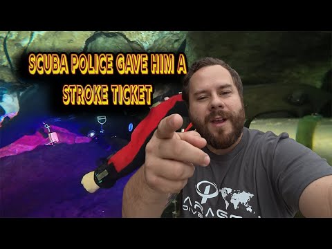 Busted By The Scuba POLICE at Little River