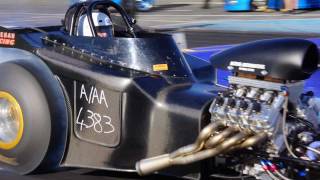 Eddy Tassone teams up with Mark Sheehan in A/AA altered and goes 7.30 @ 174 mph (281 kmh)