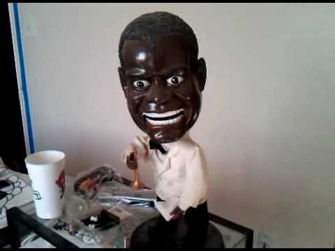 Creepy Louis Armstrong Singing Doll - Low Battery