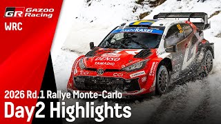 Super Solberg leads 1-2-3 | WRC Rallye Monte-Carlo 2026 | Day 2 Highlights