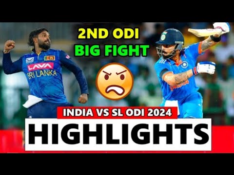 INDIA vs SriLanka 2nd odi match | highlight ind vs SL 2024